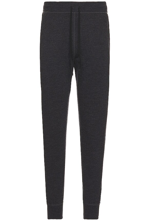 view 2 of 5 Pant Merino Terry in Charcoal