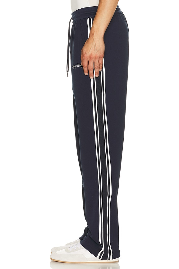 view 2 of 6 Poly Pique Campo Standard Track Pant in Navy
