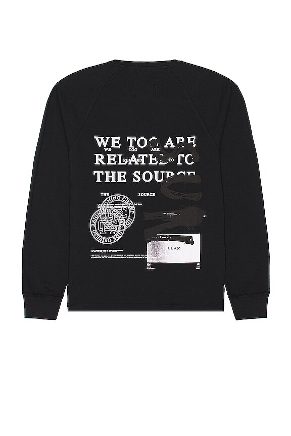 view 2 of 3 T-SHIRTS MANCHES LONGUES SOURCE in Black