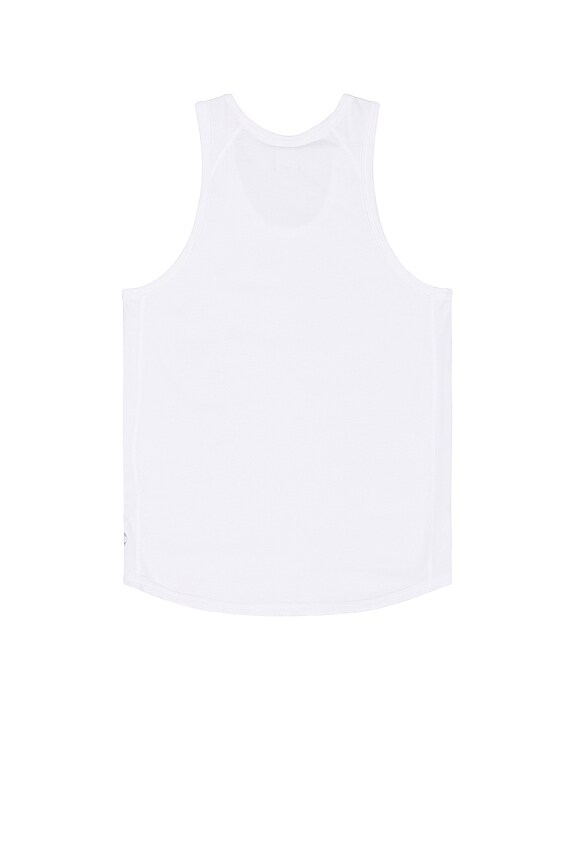 view 2 of 3 Lightweight Jersey Tank Top in White
