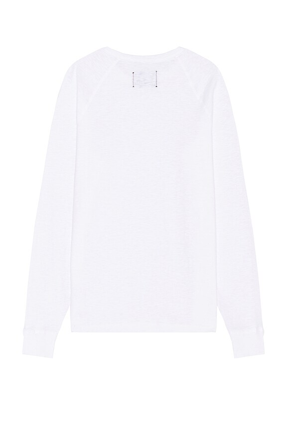 view 2 of 3 Reigning Champ 1x1 Slub Long Sleeve in White