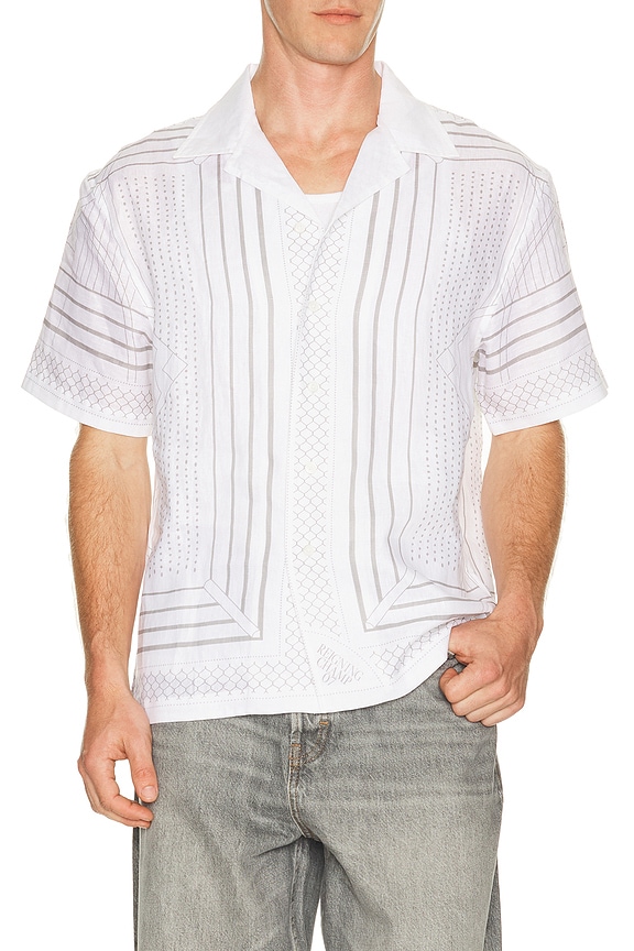 view 1 of 4 CHEMISE in White & Concrete