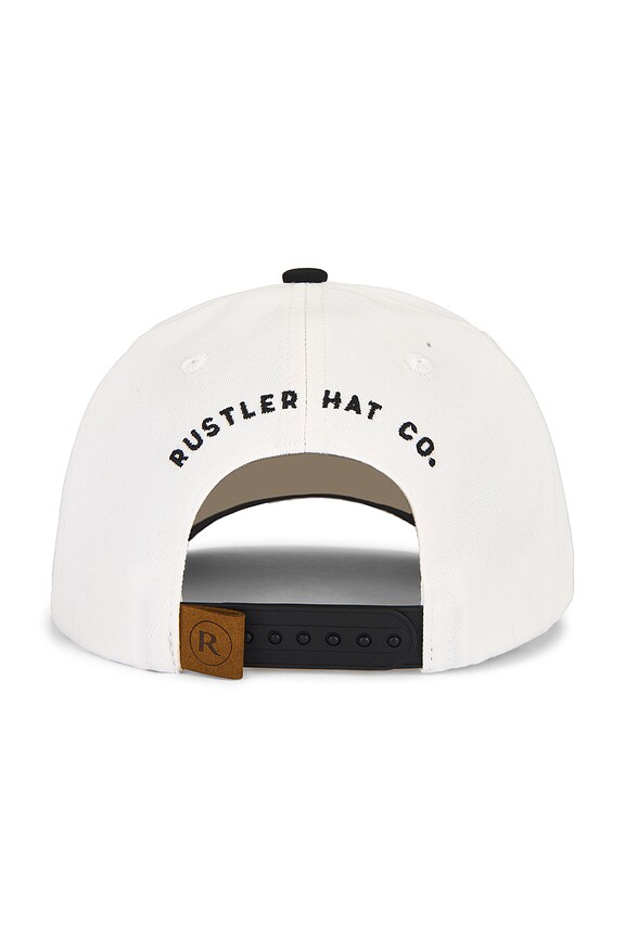 view 2 of 2 All Gas No Brakes Hat in White, Navy, & Red Combo