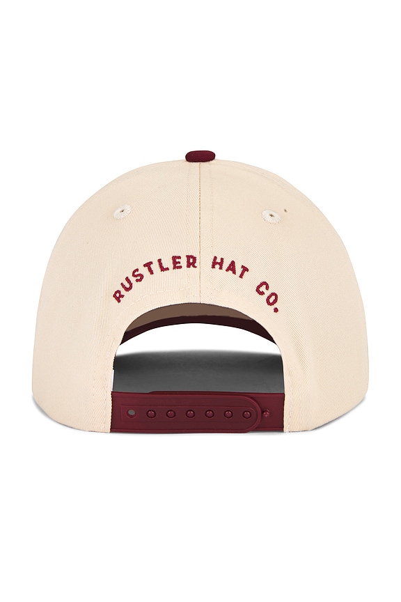 view 2 of 3 SOMBRERO WITH in Maroon & Ivory Combo