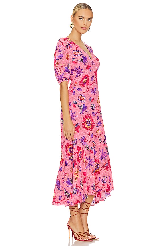 view 2 of 3 Ester Dress in Rouge Akiko