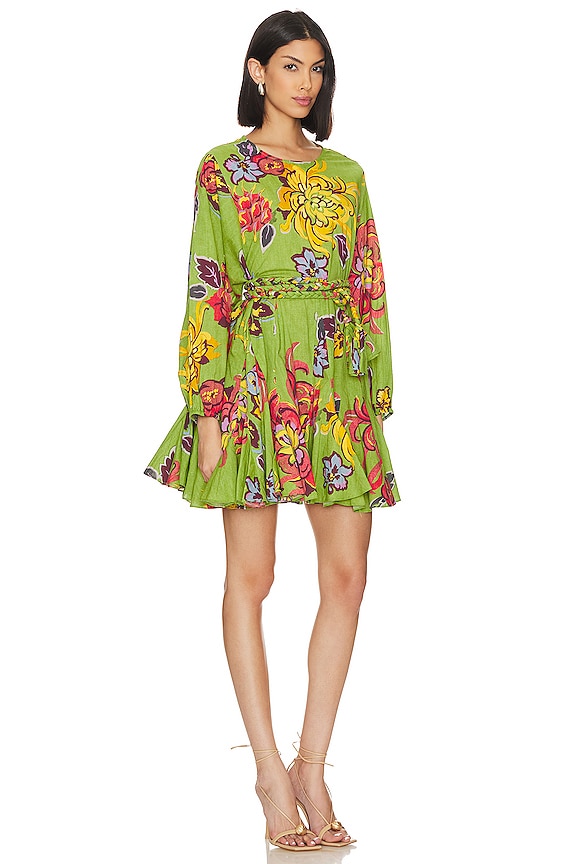 view 2 of 3 Ella Dress in Green Lanai