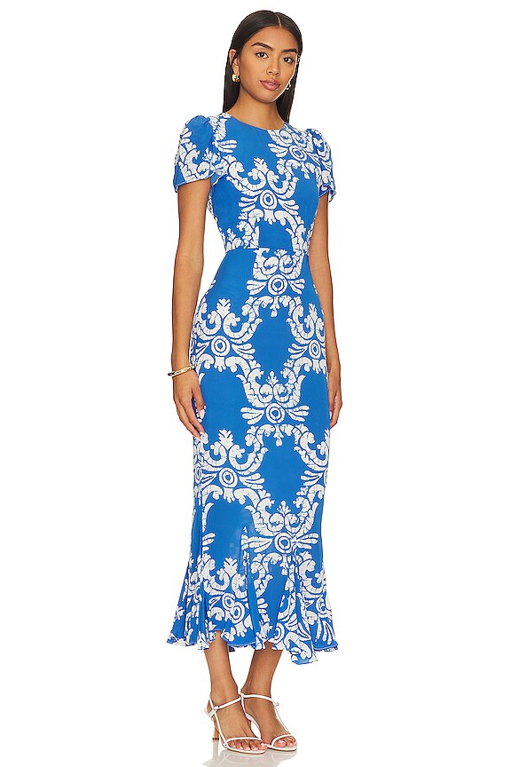 view 2 of 3 Lulani Maxi Dress in Batik Grid