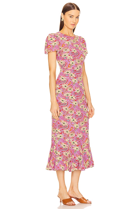 view 2 of 3 Lulani Dress in Pink Floral