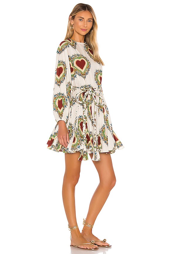 view 2 of 3 Ella Dress in Large Ivory Heart