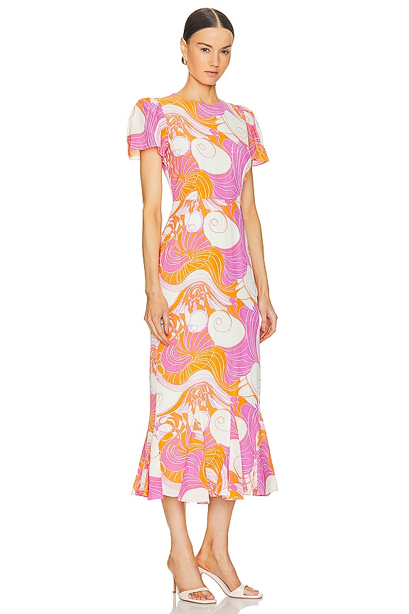 view 2 of 3 Lulani Dress in Pink Deco Surf
