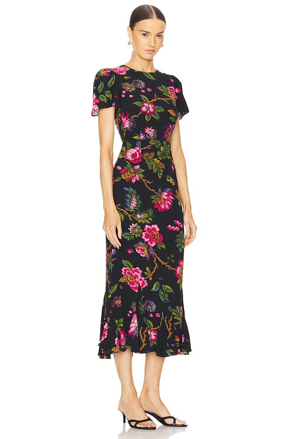 view 2 of 3 LULANI ドレス in Ink Morlaix Fleur Grande