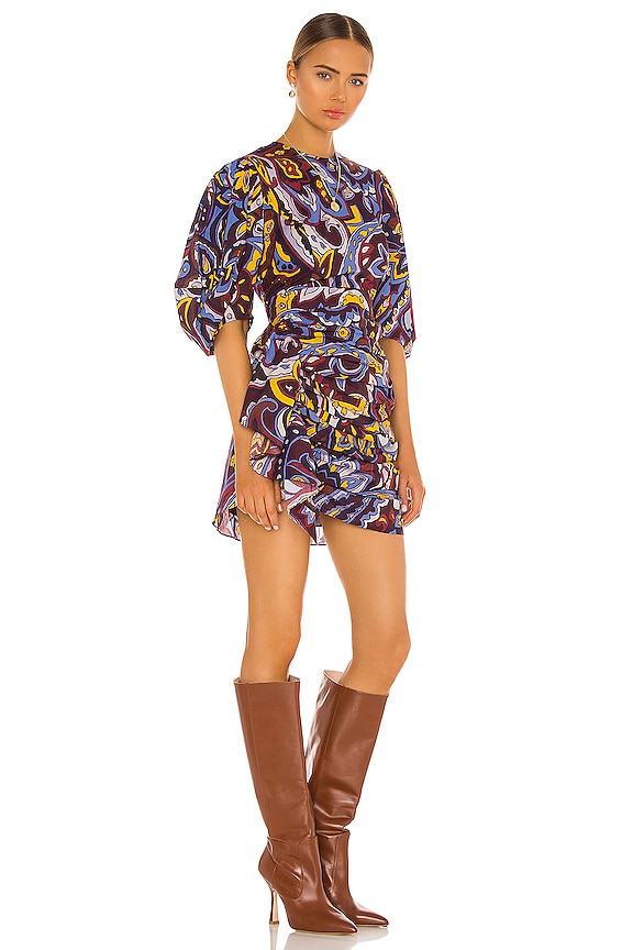 view 2 of 4 Pia Dress in Retro Paisley Ice