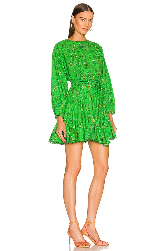 view 2 of 3 Ella Dress in Romance Green