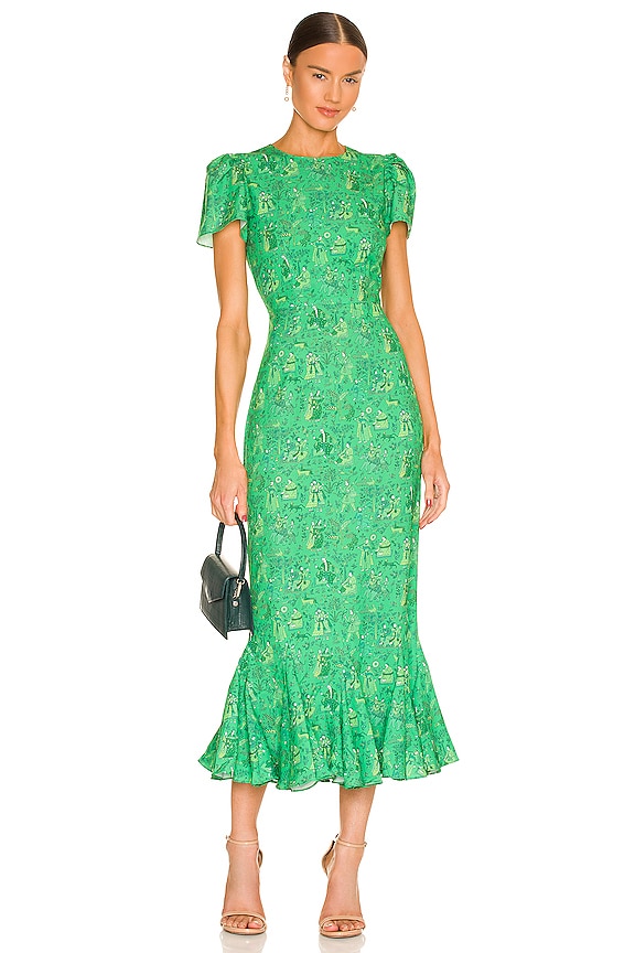 Rhode Lulani Dress in Romance Green | REVOLVE