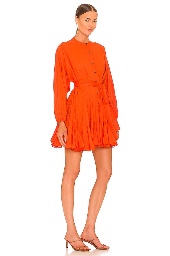 view 2 of 3 Emma Dress in Persimmon Orange