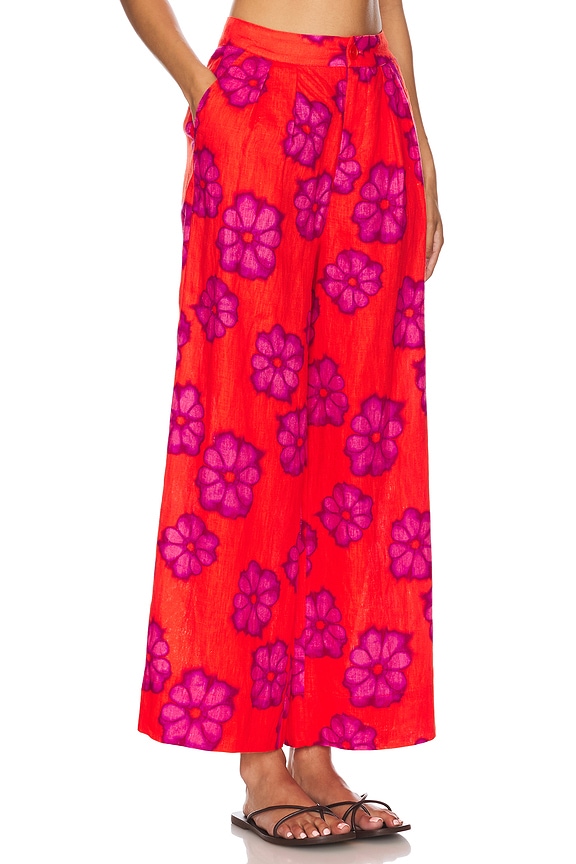view 2 of 4 Campbell Pants in Scarlet Bombay Bloom