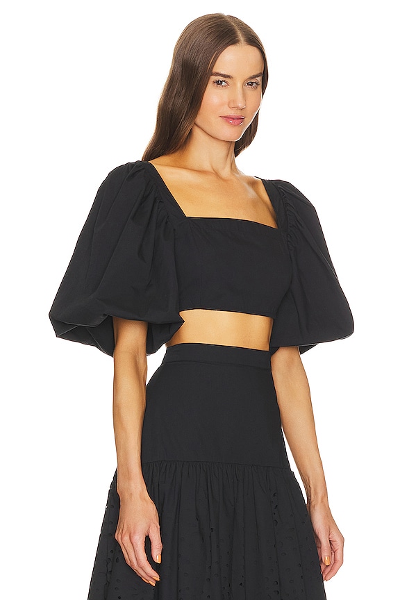 view 2 of 4 TISH 탑 in Ink Ciel Eyelet