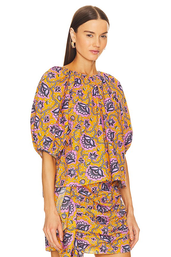 view 2 of 4 Rowan Top in Gold Lotus