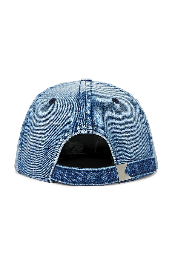 view 2 of 3 Logo Denim Hat in Oxford Indigo