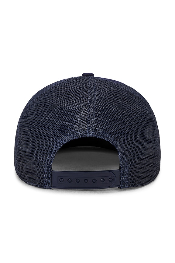 view 2 of 2 Patch Trucker Hat in Navy & White