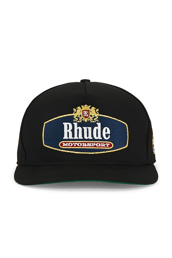 view 1 of 3 Racing Crest Hat in Black & Navy