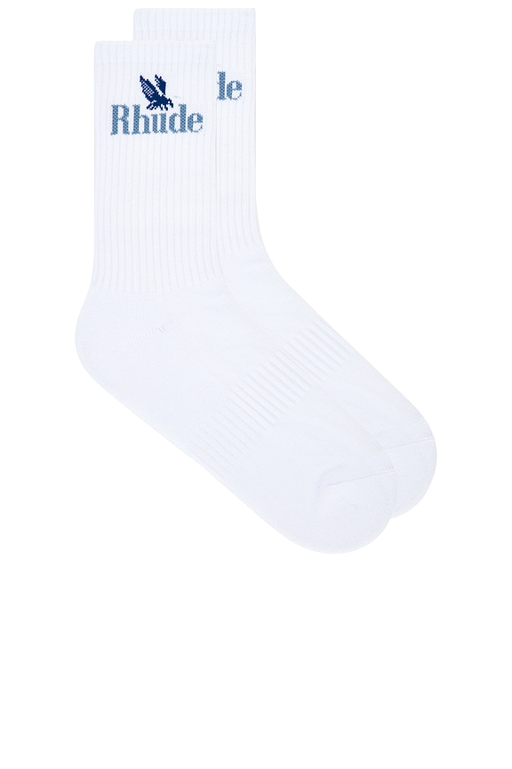 view 1 of 2 CALCETINES in White & Blue