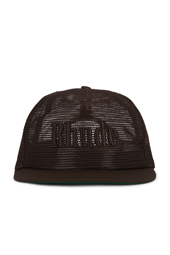 view 1 of 3 Logo Mesh Hat in Brown