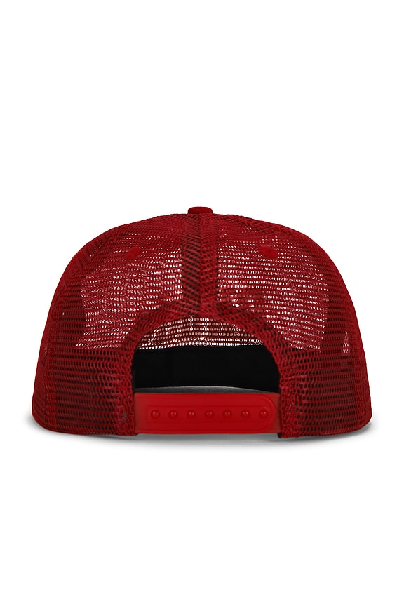 view 2 of 3 Logo Mesh Hat in Red & White