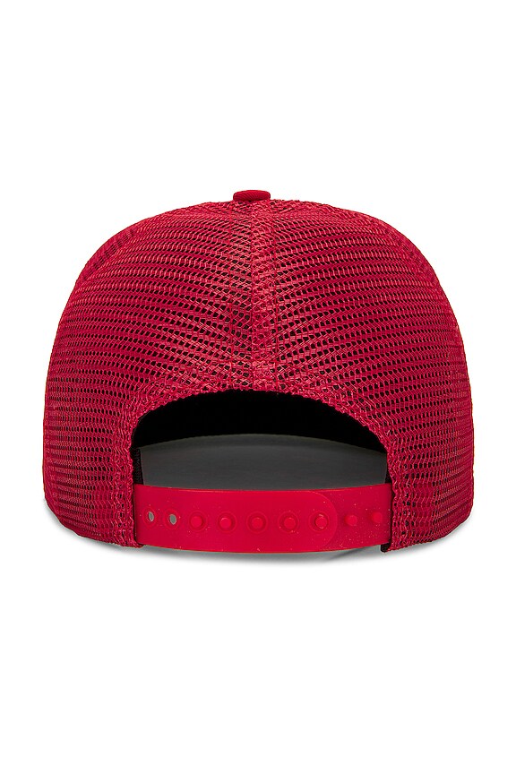 view 2 of 2 Celllar Hat in Red & Cream