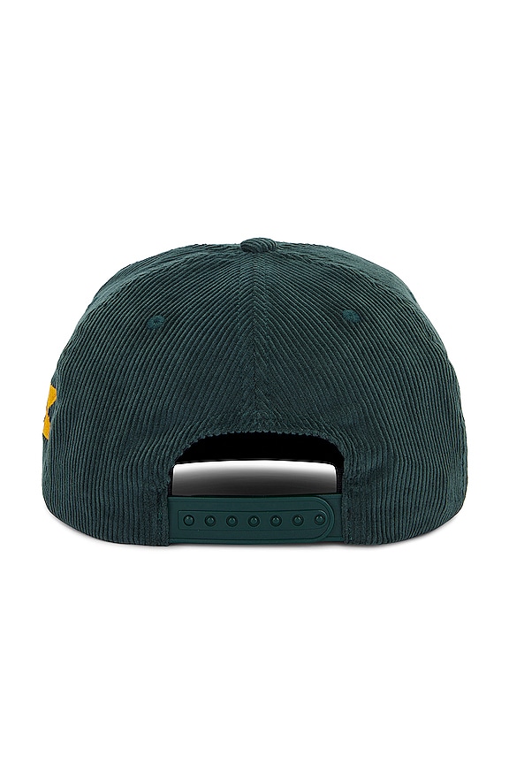 view 2 of 4 x Automobili Lamborghini Corduroy Crown Hat in Green