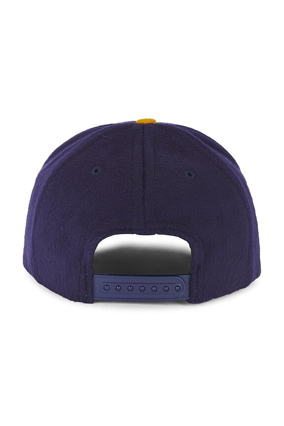 view 2 of 3 Azur Coast Hat in Navy & Yellow