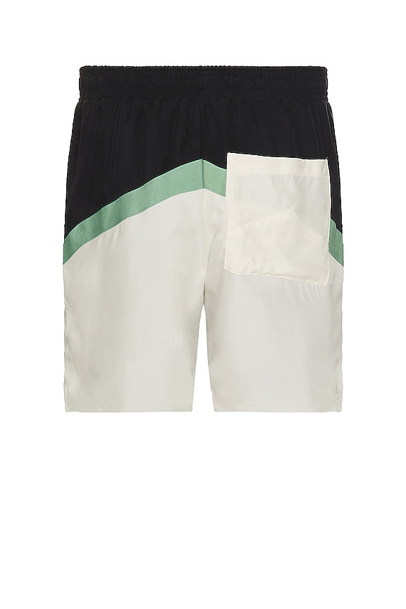 view 2 of 3 Rhude Awakening Short in Black/green/creme