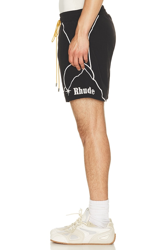 view 2 of 5 Moonlight Pista Shorts in Black & White