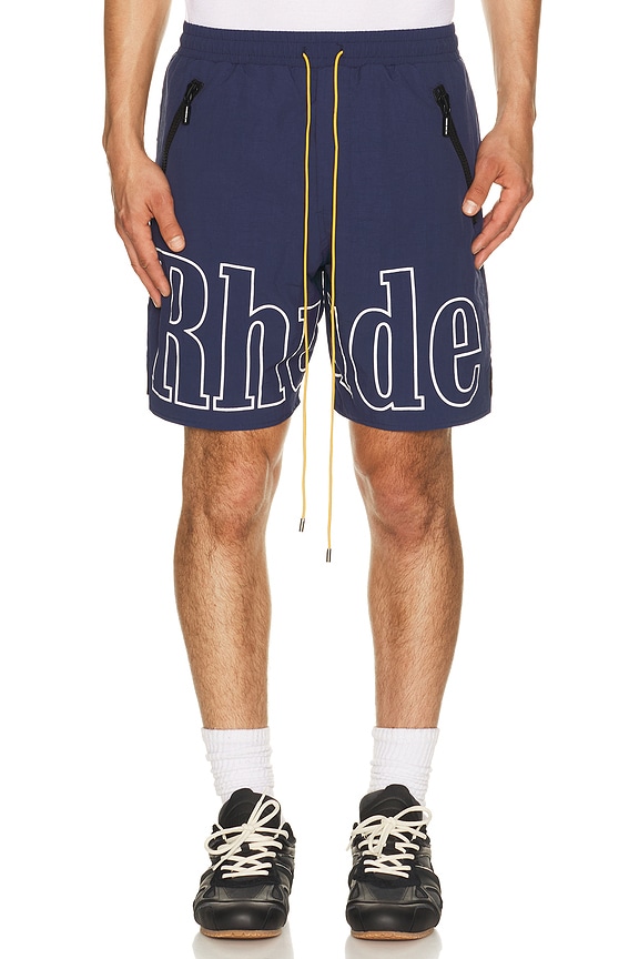 view 1 of 5 Logo Shorts in Navy