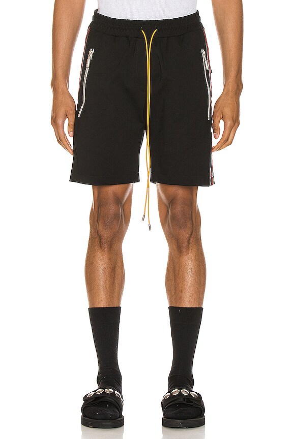 view 2 of 5 Traxedo Shorts in Black & Red