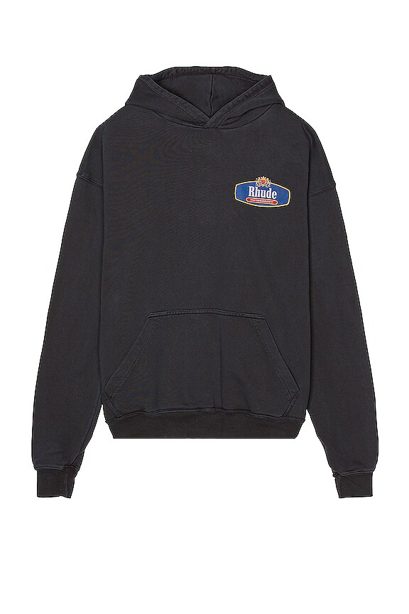 view 2 of 3 Racing Crest Hoodie in Black