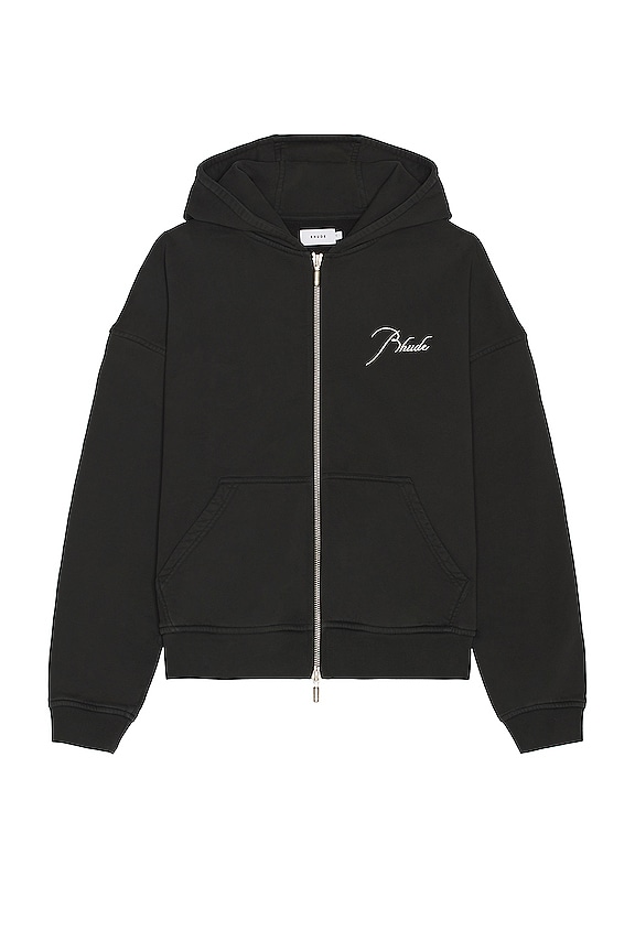 view 2 of 4 Zip Up Hoodie in Vintage Black