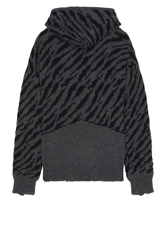 view 2 of 4 SWEAT À CAPUCHE in Black & Charcoal