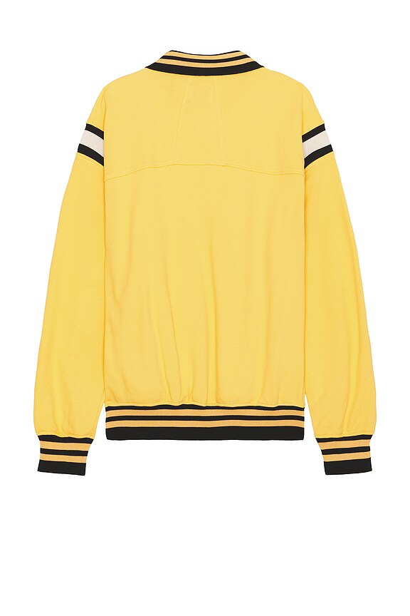 view 2 of 3 Warm Up Polo in Yellow, Black, & Cream