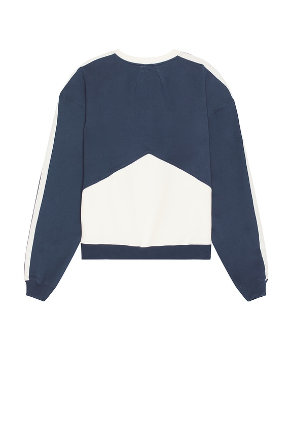 view 2 of 3 크루넥 in Navy & Vintage White