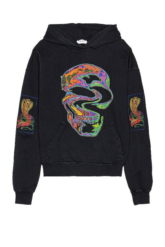 view 2 of 4 SUDADERA PSYCHEDELIC SKULL in Black