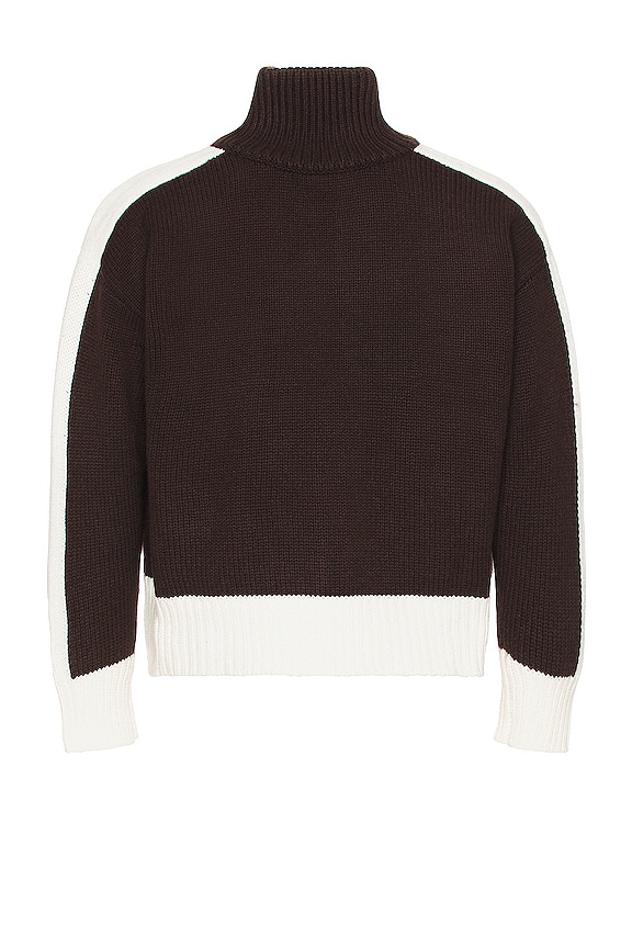 view 2 of 4 Knit Track Jacket in Black & White