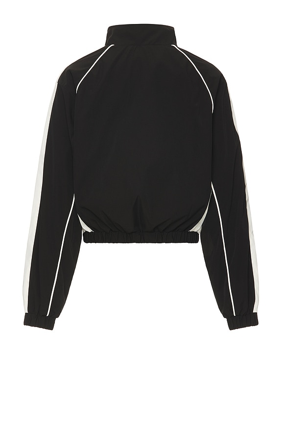 view 2 of 5 Ramona Piping Track Jacket in Black & White