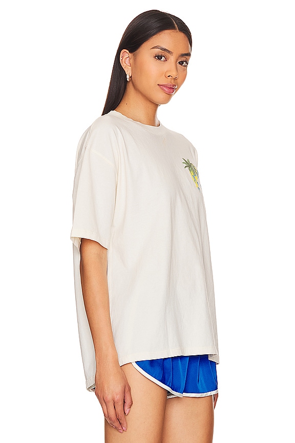 view 2 of 4 Moonlight Tropics Tee in Vitg White