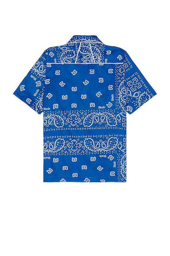 view 2 of 4 CAMISA BANDANA in Blue