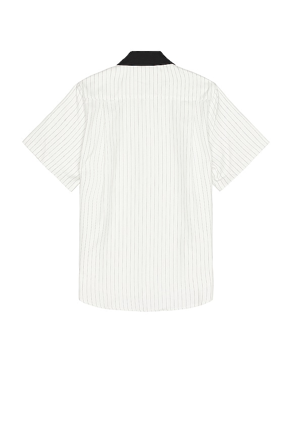 view 2 of 5 Mechanic Shirt in White & Black