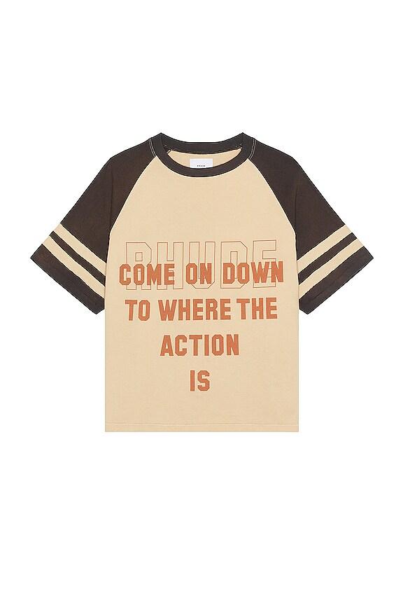 view 1 of 4 ФУТБОЛКА in Khaki & Black