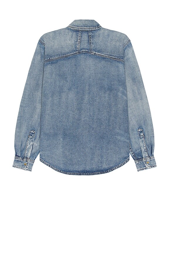 view 2 of 5 x Automobili Lamborghini Denim Shirt in Indigo