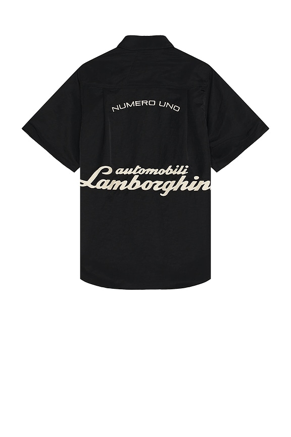 view 2 of 4 x Automobili Lamborghini Uno Button Up Shirt in Black