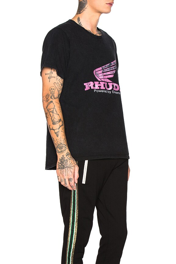 view 2 of 4 Rhonda Tee in Black & Pink